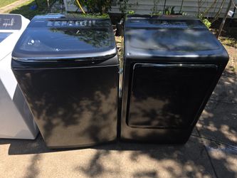 Samsung Washer And Dryer  And Dryer Electric Matching Set 