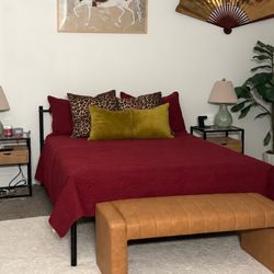 Queen mattress and frame