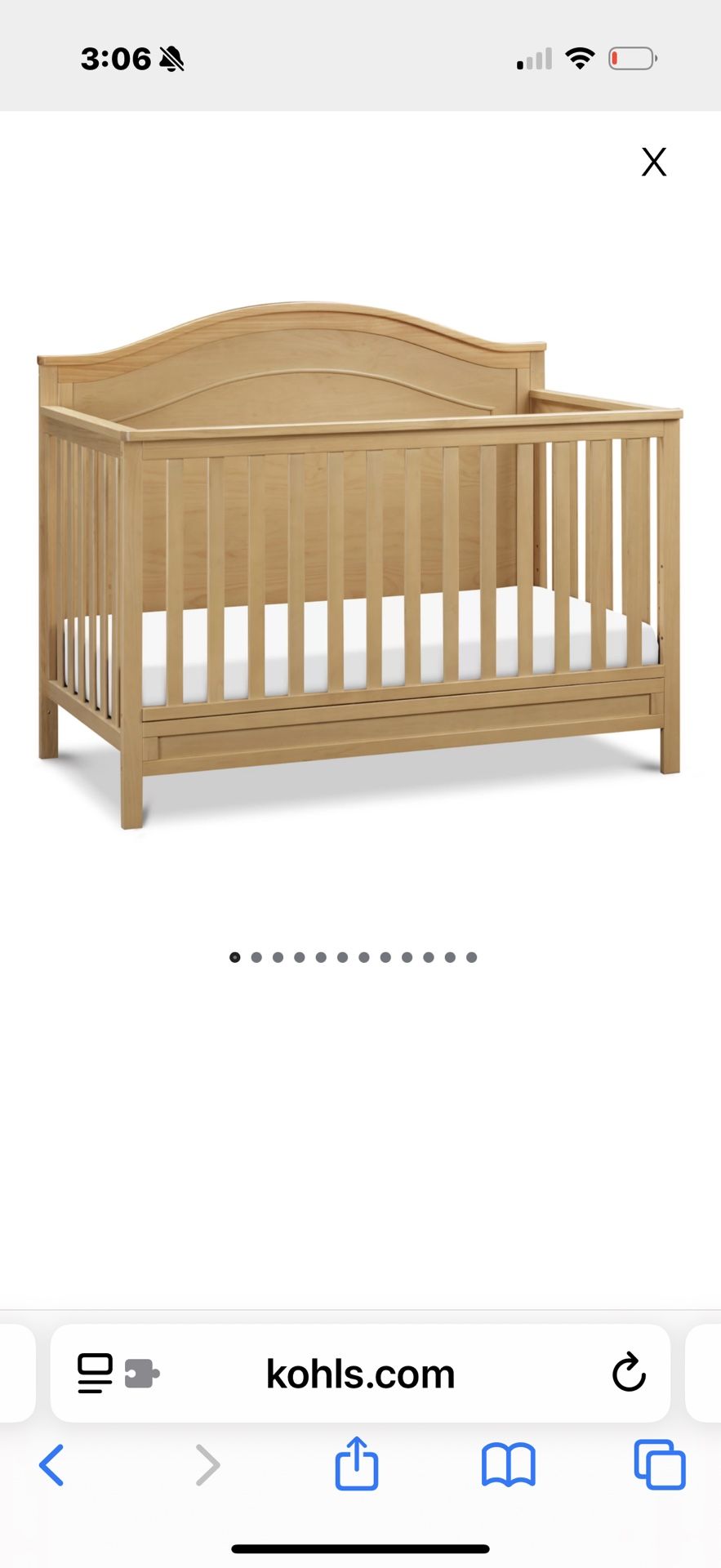 Devinci charlie 4-in-1 Convertible crib