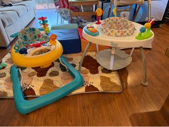 Baby walker + Baby bounce and play