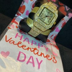 Golden lab ice piece resizable fit unisex fit for King or queen Valentine’s Day gift