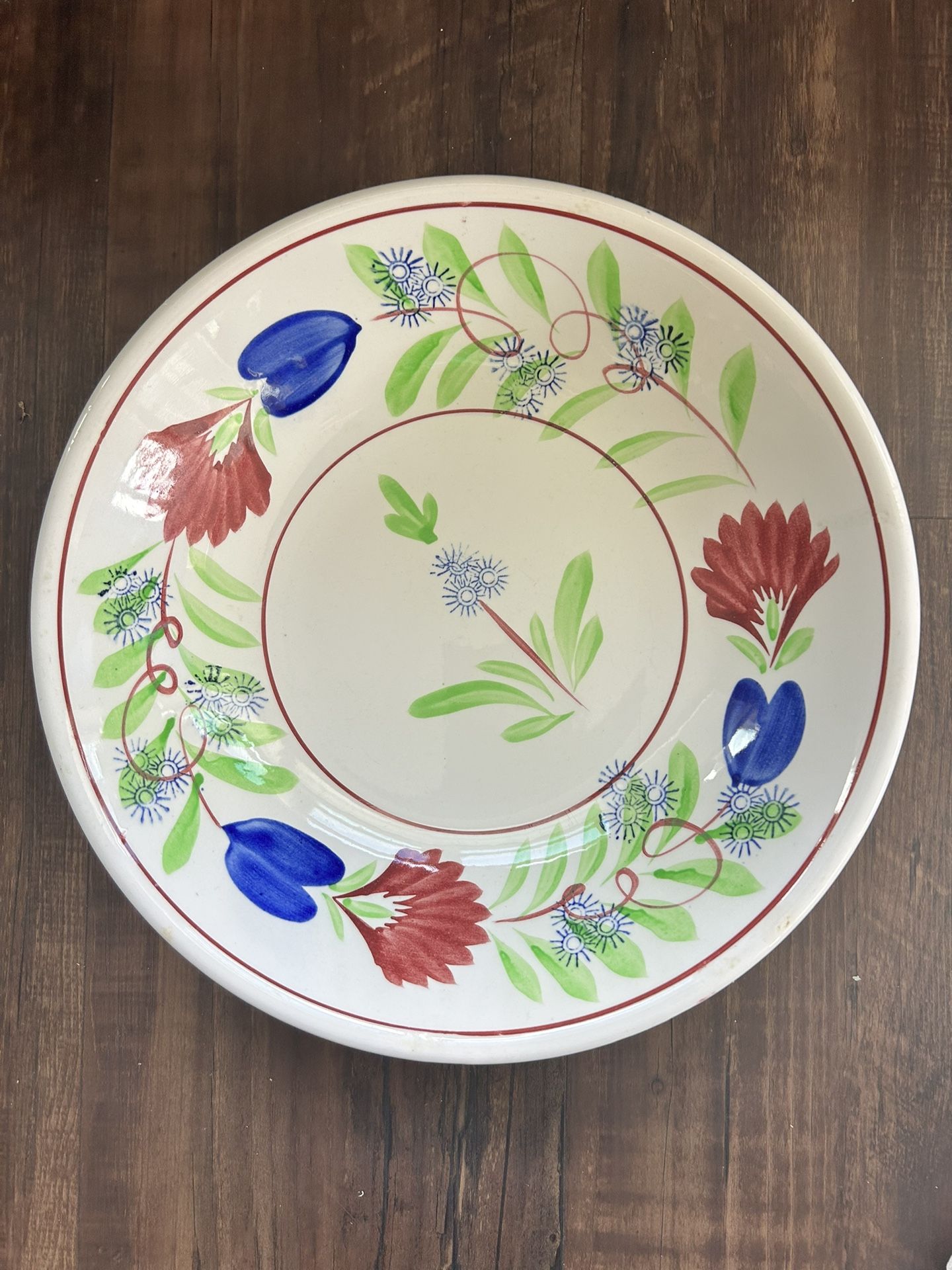 Floral Decorative Plate