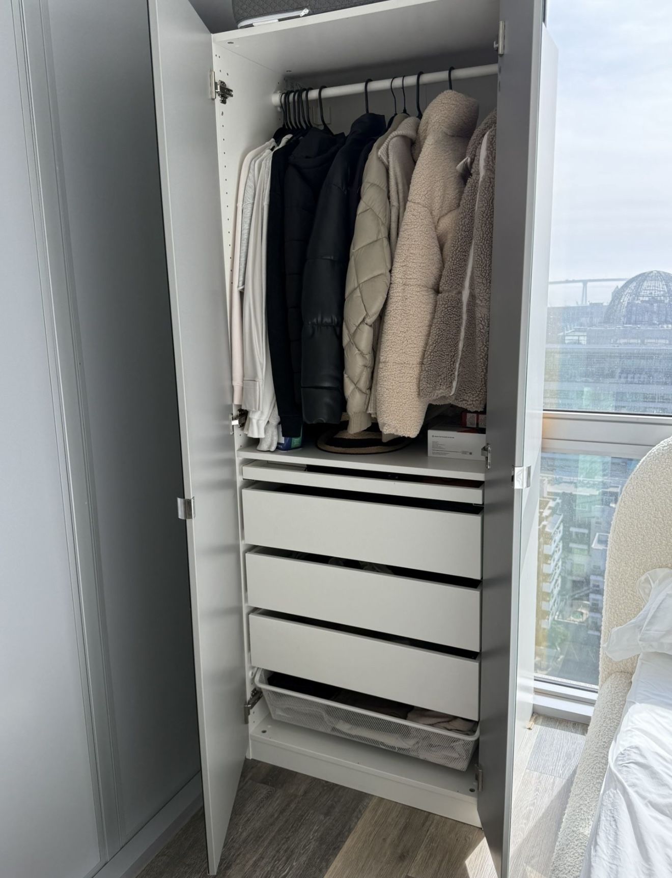 Ikea Pax Closet Wardrobe With Mirror Doors