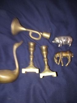 Lot of miniature breasts items and silver plate pincushion