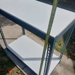 HEAVY DUTY STORAGE RACK 36" W X 18" DEEP X 36" H GREAT CONDITION 