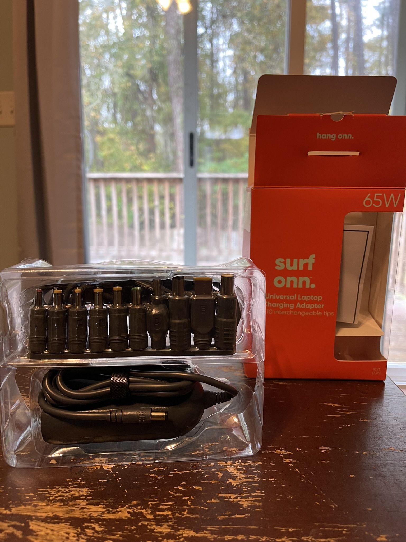 Onn 65w Charger w/tips + 65w HP Charger