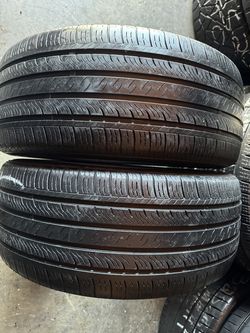 Pair of 235 45 18 black lion tires