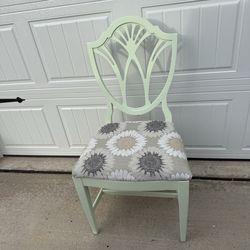 Refurbished antique chair
