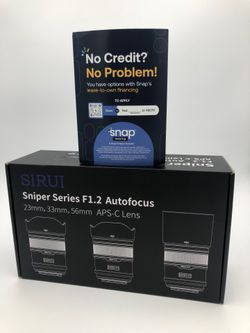 Sirui Sniper Series f1.2 Auto Focus 23,33,56mm Lens Kit