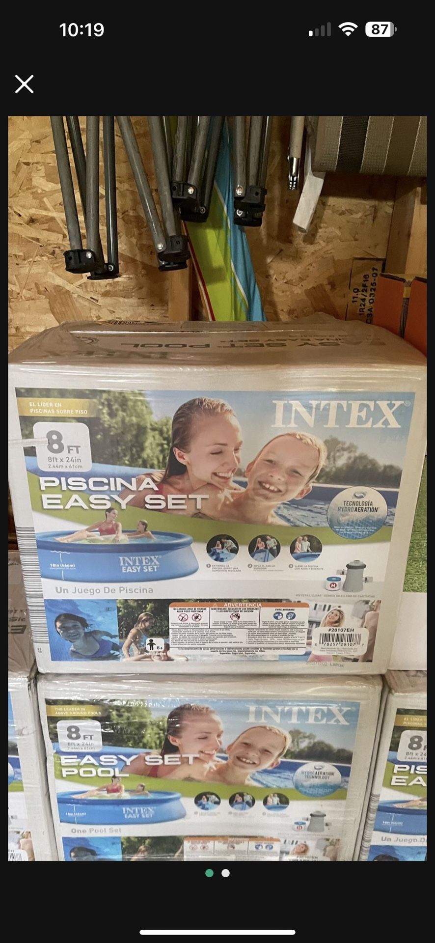 8 Ft By 2 Ft Pool With Filter Pump! Selling Cheap And Fast!