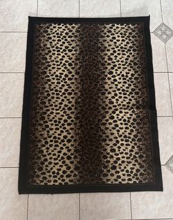 Leopard Print Rug