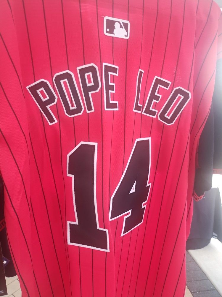 Pope Leo Chicago White Sox Brand New City Edition Jerseys Size Medium 