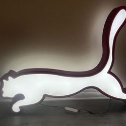 Original Puma Retail Store Lit Wall Display 