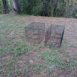 2 Dog Cages