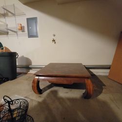 Large Wood Coffee Table 