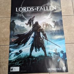 Lords of the Fallen Large Promotional Promo Poster 48 in x 33 in Double Sided