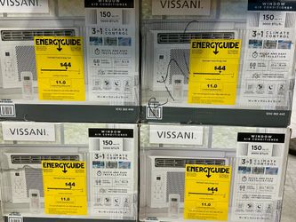 Same-day Pickup🚨Vissani 5,000 BTU 115-Volt Window Air Conditioner❄️Cools 150 sq. ft.