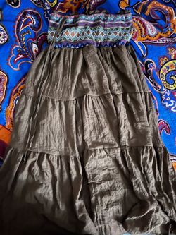 Brown nature skirt