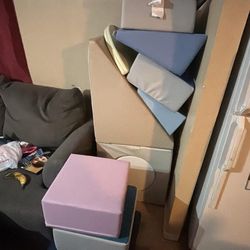 toddler climbing blocks