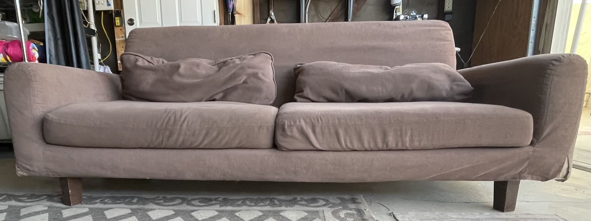 free ikea sofa 81” W, 37 D, 32” H (approx)