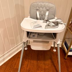 3 in 1 Baby High Chair, Adjustable Convertible Chairs