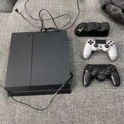PS4 With 2 Controllers One Is Limited Edition 20th Anniversary 