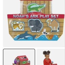 Wooden Boat Sorting Animals 