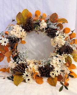 24” Fall Wreath – Front Door Decor