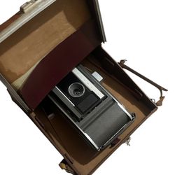Vintage Polaroid J66 Electric Eye Land Camera With Leather Case 1960
