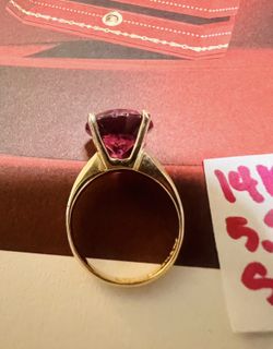14K Solid Gold Wedding Ring 5.2Gr Size 6