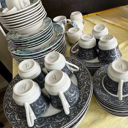 Dish Set Bundle – Plates, Bowls & Mugs – Perfect for Home or Party