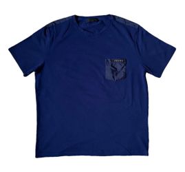 Prada Navy Pocket Tee 3XL (Fits XL) Clean Minimal