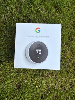 Google Nest Learning Thermostat 3rd Gen – White – New in Box