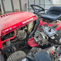 Ride on lawn mower