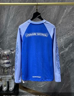 Blue Long Sleeve Chrome Shirt