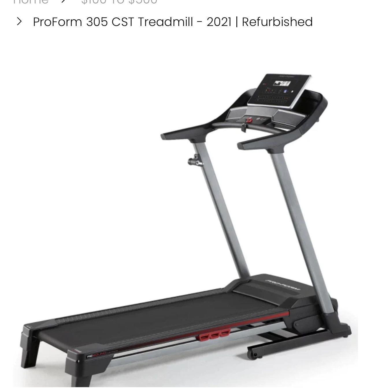 Pro Form Treadmill 305 CST for Sale in Orange Park FL OfferUp