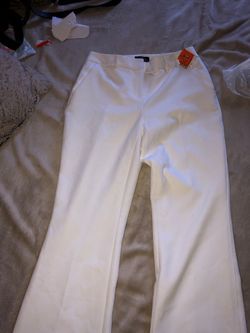 Brand new dressy white pants