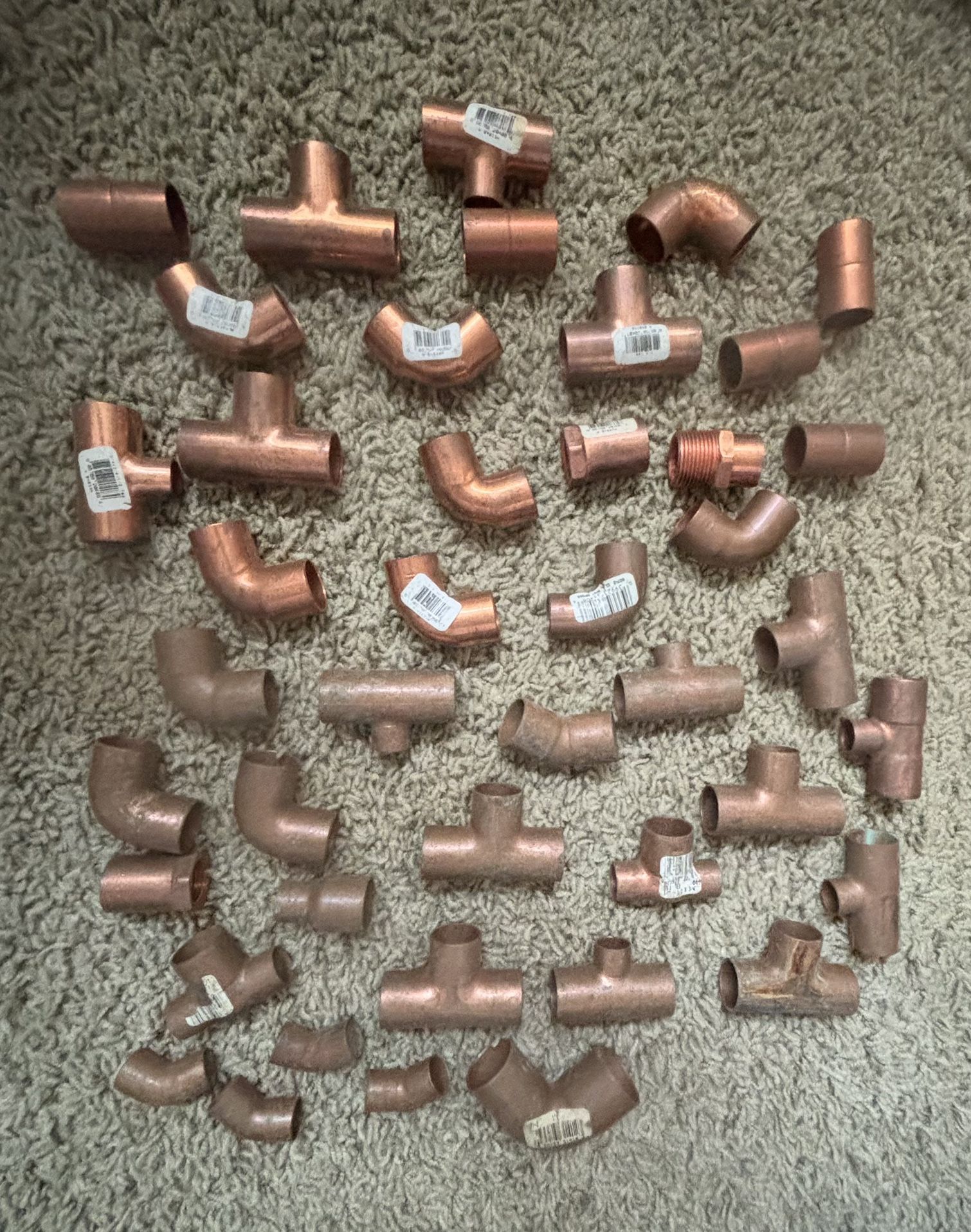 38+ Lot Copper Fittings