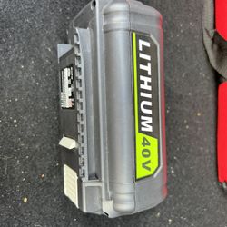 Lithium 40v Battery 