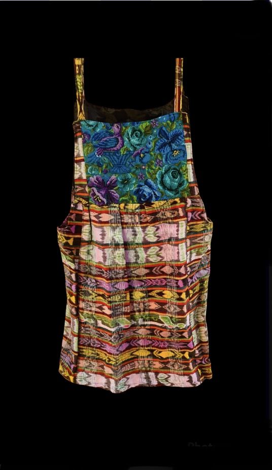 Guatemala Overall Dress Embroidery Sz M