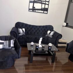 BLACK Glam Style SOFA 🖤🛋️🖤 FAST DELIVERY!! 🚚 