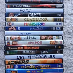 Lots of DVDs, F to M, $1 each