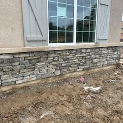 Dry stacked Stone Work