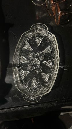 Anchor Hocking serving plate