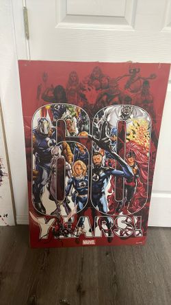Marvel 60 Years Poster