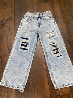 Girls baggy jeans size 6 by Nova Kids #23