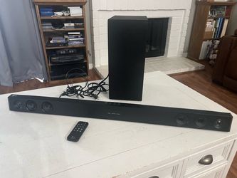 LG sound  bar and  LG subwoofer optical audio