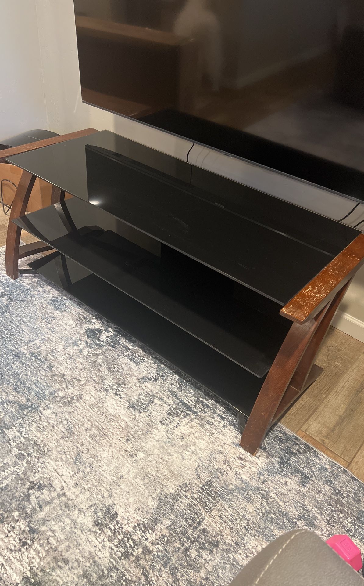 Glass TV Stand