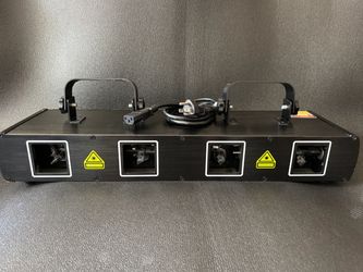 U’King Mini DJ Laser Party Light 4 Beam SSoumd Activated ONLY $100