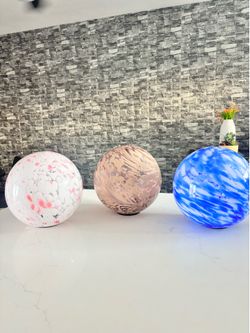 Acrylic glass balls solar
